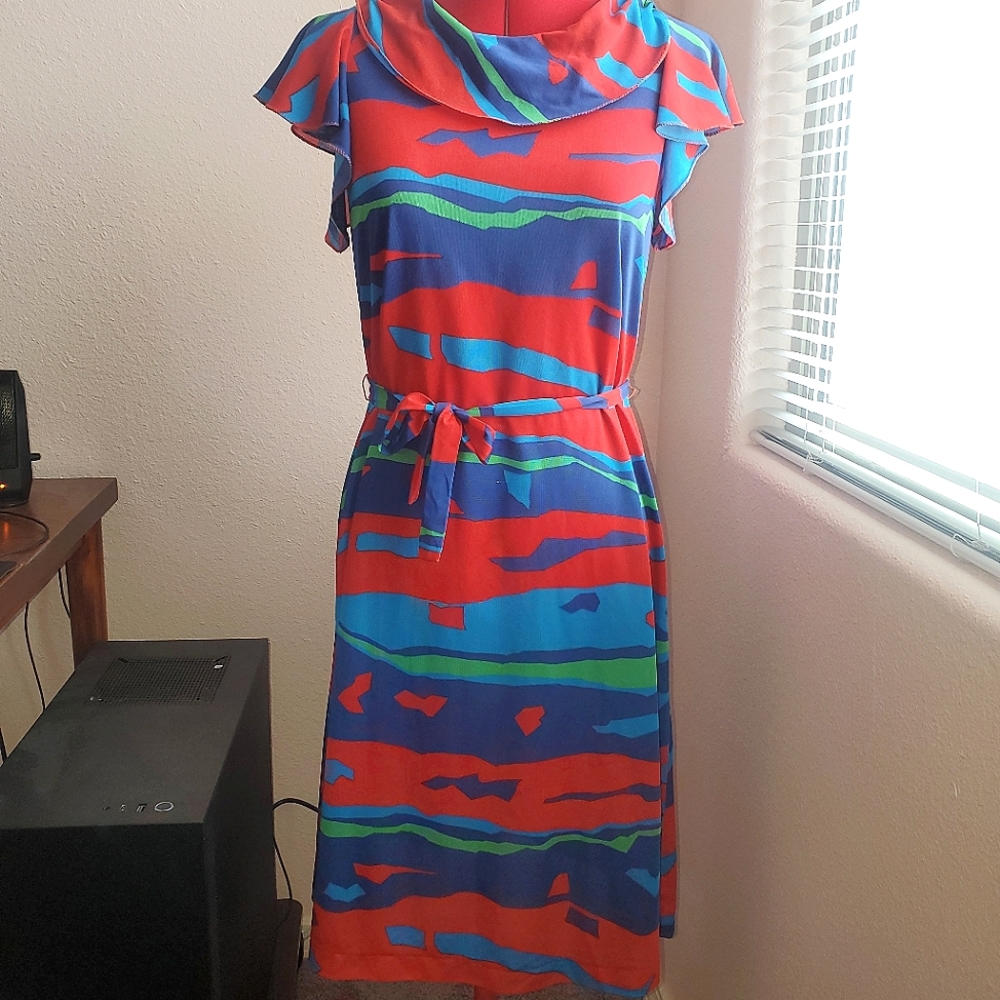 Vintage French Slight A-Line Dress